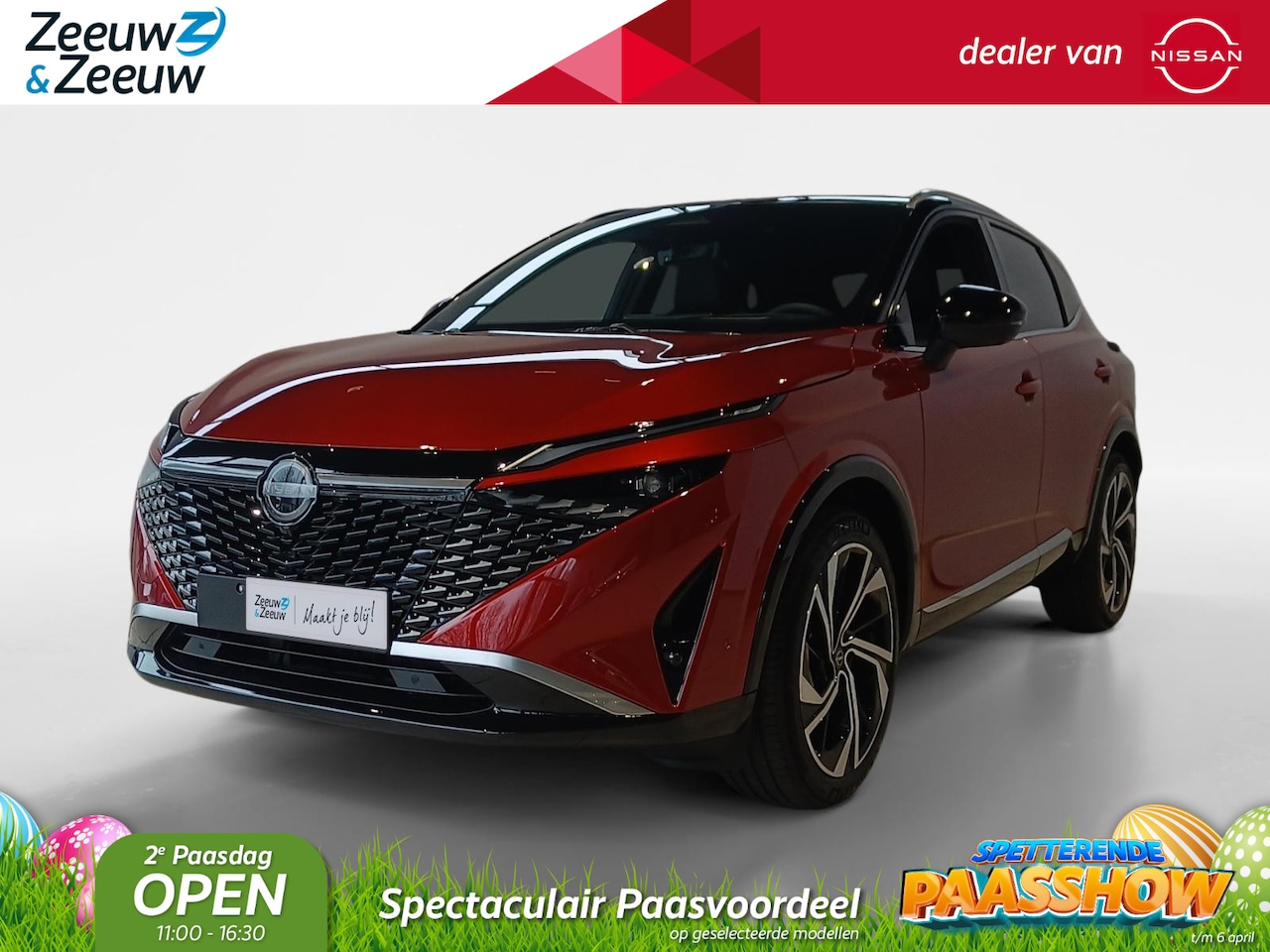 Nissan Qashqai - 1.3 MHEV Xtronic Tekna Plus *1800kg trekgewicht*Nappa lederen bekleding*Stoelgeheugen*Stoe - AutoWereld.nl