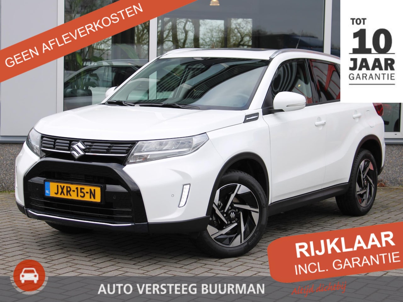 Suzuki Vitara - 1.5 Hybrid Style Automaat Elektrisch Panoramadak, All-Seasons, Leder/Microvezel Bekleding, - AutoWereld.nl