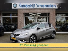 Nissan Pulsar - 1.2 DIG-T N-Connecta HALF-LEER CAMERA NAVI CRUISE CLIMA BT-TELEFOONVERB. 17''LMV