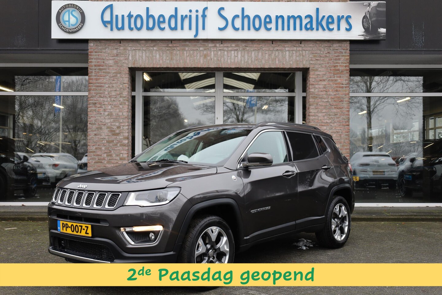 Jeep Compass - 1.4 MultiAir Opening Edition 4x4 TREKHAAK-AFN CARPLAY BEATS-AUDIO DAB HALF-LEER STOELVERW. - AutoWereld.nl