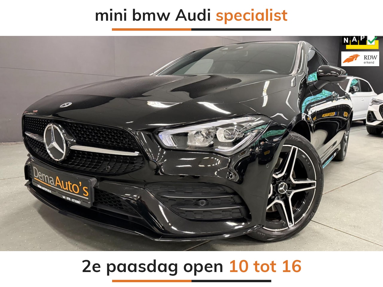 Mercedes-Benz CLA-klasse Shooting Brake - 250 e AMG PREMIUM 218PK SOH-TEST/SFEERVERL/NAVI/DAB/LED/V-COCKPIT/CARPLAY/// - AutoWereld.nl