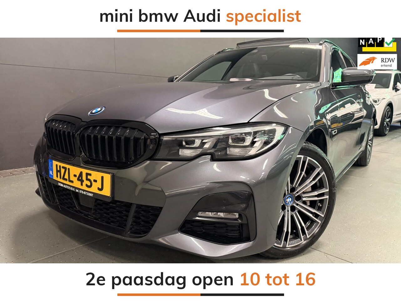 BMW 3-serie Touring - 330e M-SPORT SOH-TEST/PANO/H-KARDON/V-COCKPIT/NAVI/CAM/DAB/CARPLAY/// - AutoWereld.nl