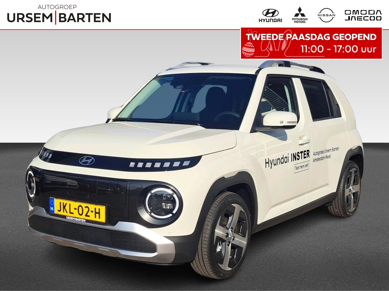 Hyundai Inster - Evolve 49 kWh Incl. Vehicle-to-load | Draadloze telefoonlader | Apple Carplay/Android Auto - AutoWereld.nl