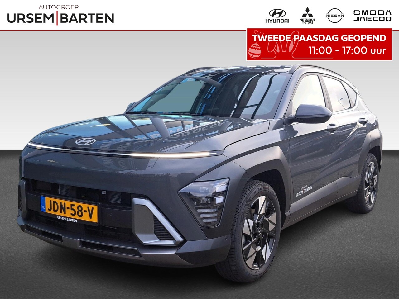 Hyundai Kona - 1.6 GDI HEV Premium Incl. Elektrisch verstelb. bestuurdersstoel met geheugen | 360 graden - AutoWereld.nl