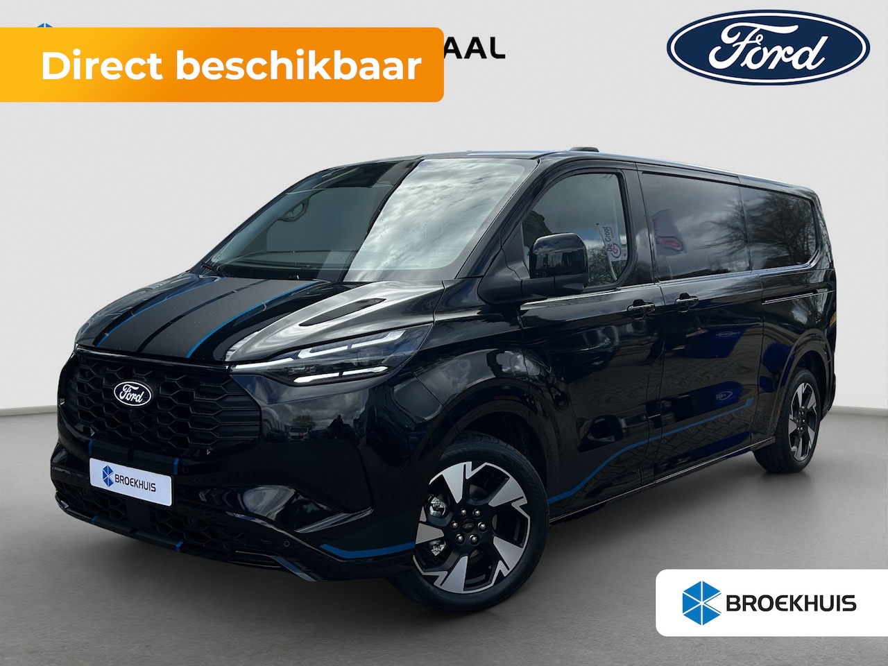 Ford Transit Custom - 320 2.5 PHEV L2H1 Sport | Adap. Cruise Control | Winterpack | Elektr. Trekhaak | 360 Camer - AutoWereld.nl