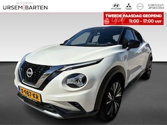 Nissan Juke - 1.0 DIG-T N-Design | Half leder stof interieur | 360 graden camera | Navigatie |