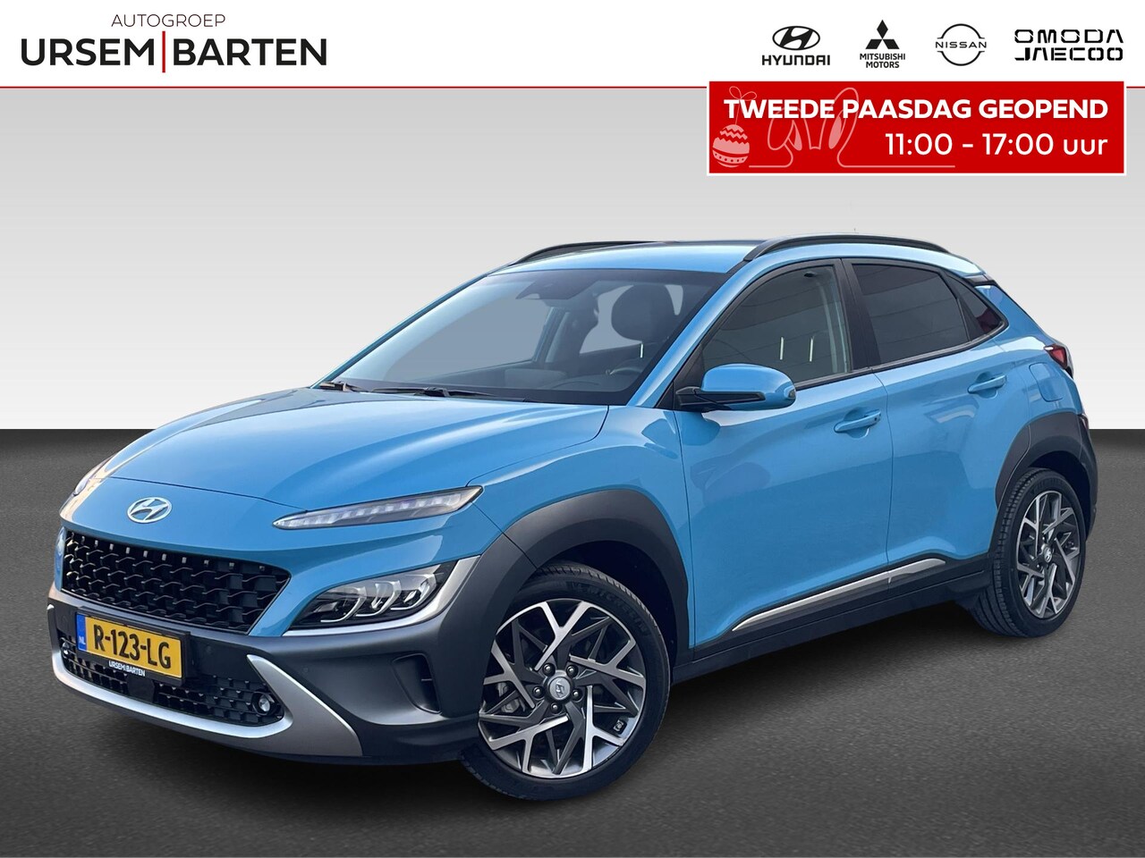 Hyundai Kona - 1.6 GDI HEV Premium | Leder | Trekhaak - AutoWereld.nl