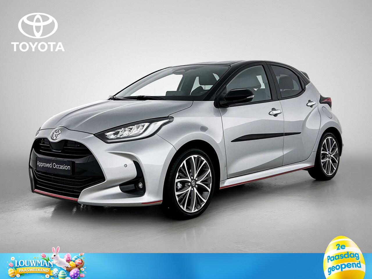 Toyota Yaris - 1.5 Hybrid 130 Executive | Blindspot | Stoel + Stuurverwarming | Red Pack | Chrome Pack | - AutoWereld.nl