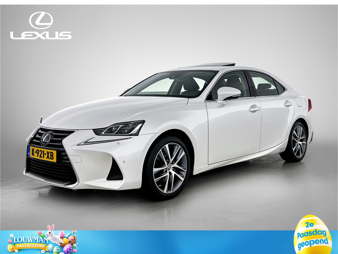 Lexus IS - 300h Hybrid Business Line Premium uitgevoerd | Elektrisch schuif kanteldak | BTW | - AutoWereld.nl