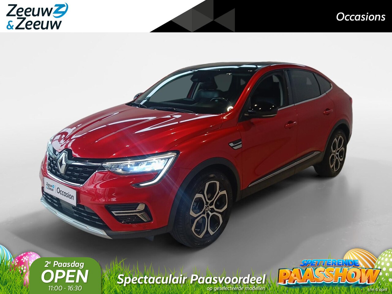 Renault Arkana - 1.6 E-Tech Hybrid 145 Intens *Automaat*Navi+Camera*Climate Control*Keyless Entry*LM.Velgen - AutoWereld.nl