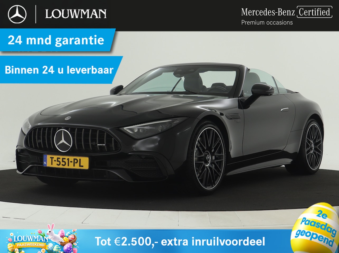 Mercedes-Benz SL-klasse Roadster - AMG 43 | 381 pk | Distronic | 360°-Camera | Burmester | Carbon | Achterasbesturing | MB-pa - AutoWereld.nl
