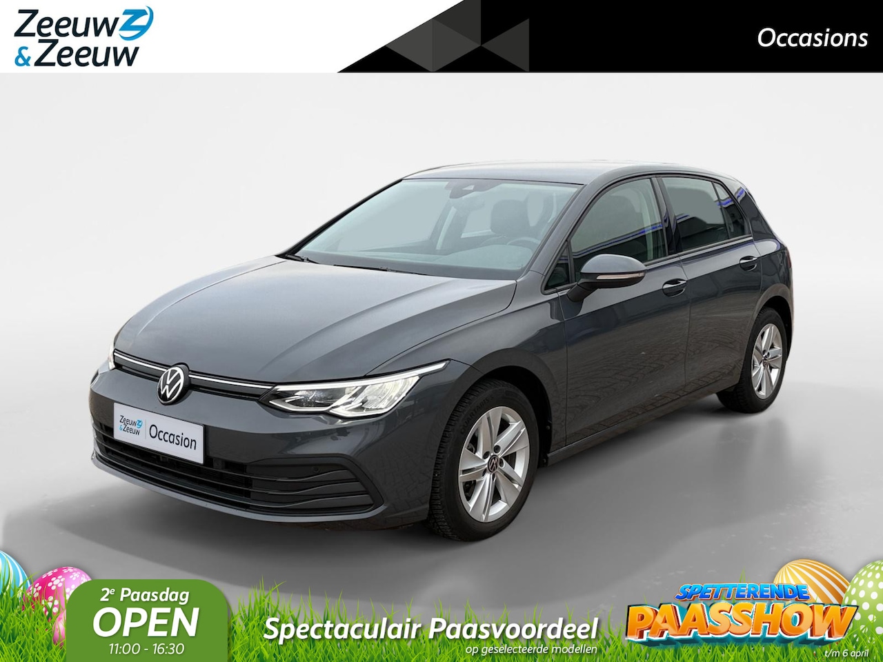 Volkswagen Golf - 1.0 eTSI Life Business *Automaat*Navigatie*Parkeersensoren*LM.Velgen*IN ZEER NETTE STAAT! - AutoWereld.nl