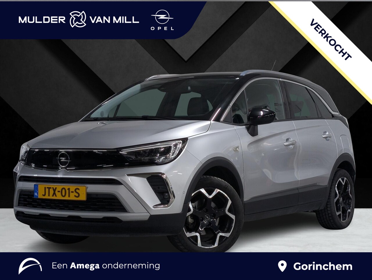 Opel Crossland - Ultimate 1.2 Turbo 110pk | 180° CAMERA+SENSOREN | ALCANTARA/LEDER | AGR-STOELEN | NAVI | D - AutoWereld.nl