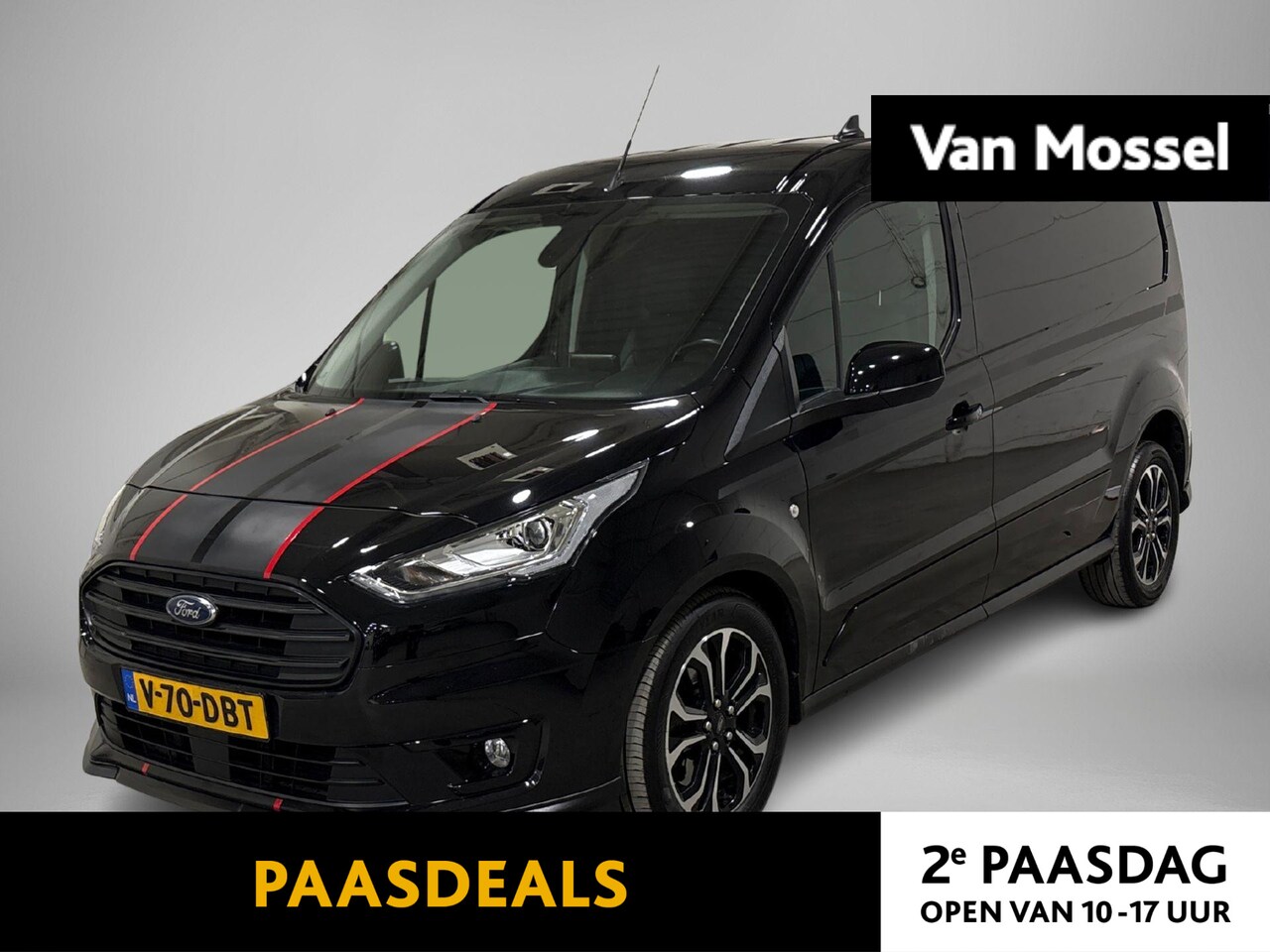 Ford Transit Connect - 1.5 EcoBlue L2 Sport Automaat Camera ECC LHalf-leder Navigatie Carplay LM velgen Stoelverw - AutoWereld.nl