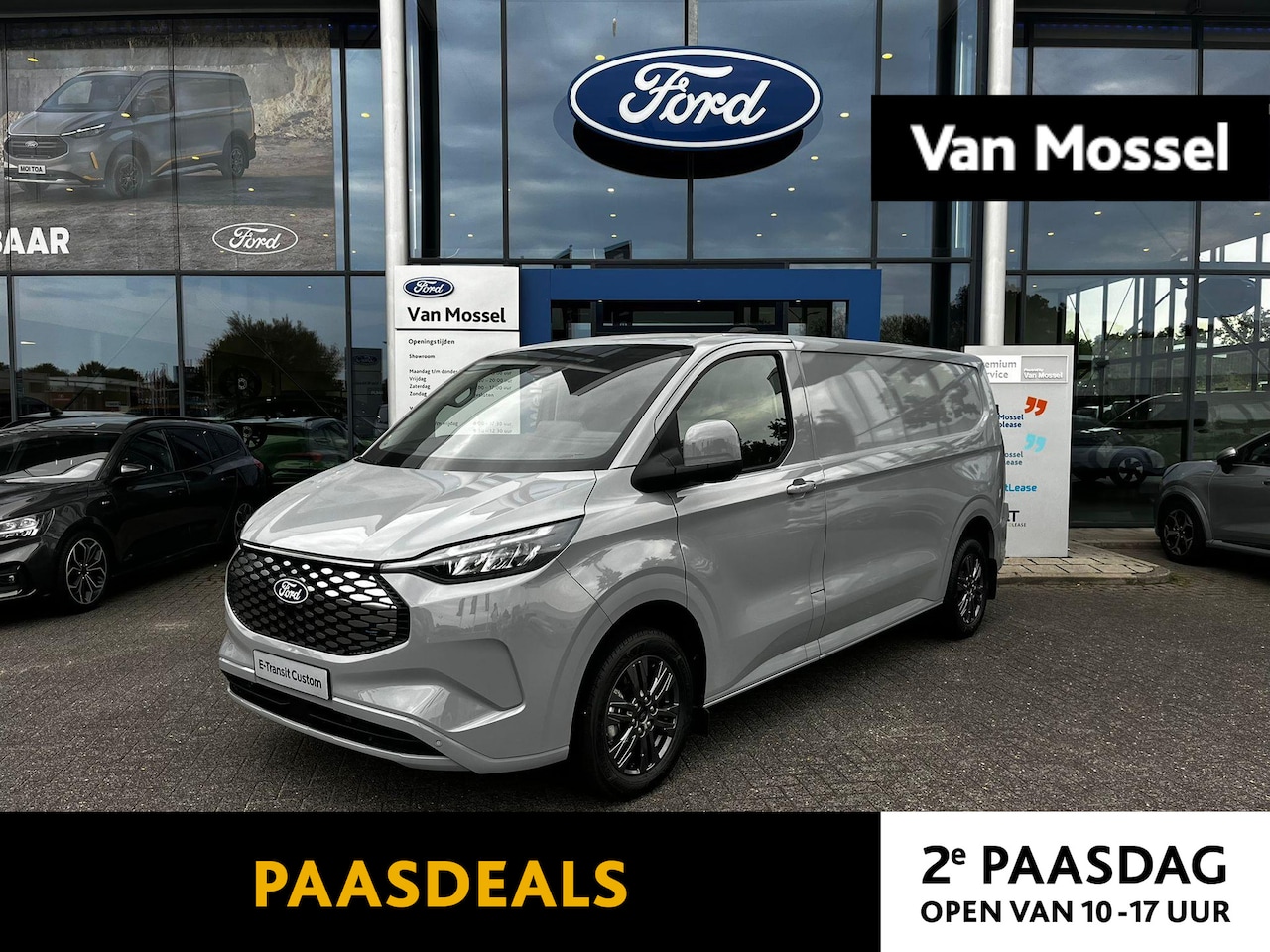 Ford Transit Custom - E-Transit Limited €7000 Voorraadvoordeel | Adaptive Cruise | Inklapbare Trekhaak | Stoelve - AutoWereld.nl