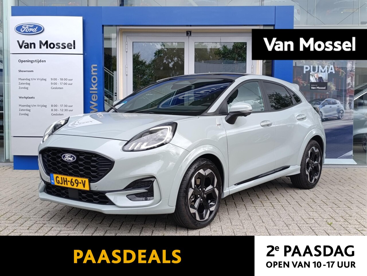 Ford Puma - 1.0 EcoBoost Hybrid ST-Line X | Full options! | Trekhaak | Matrix-Led | Stoel/stuur voorru - AutoWereld.nl