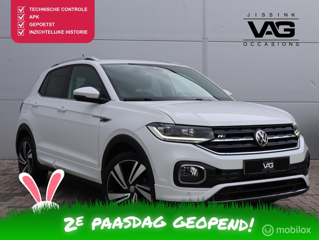 Volkswagen T-Cross - 1.0 TSI R-Line LED CarPlay ACC PDC Clima - AutoWereld.nl