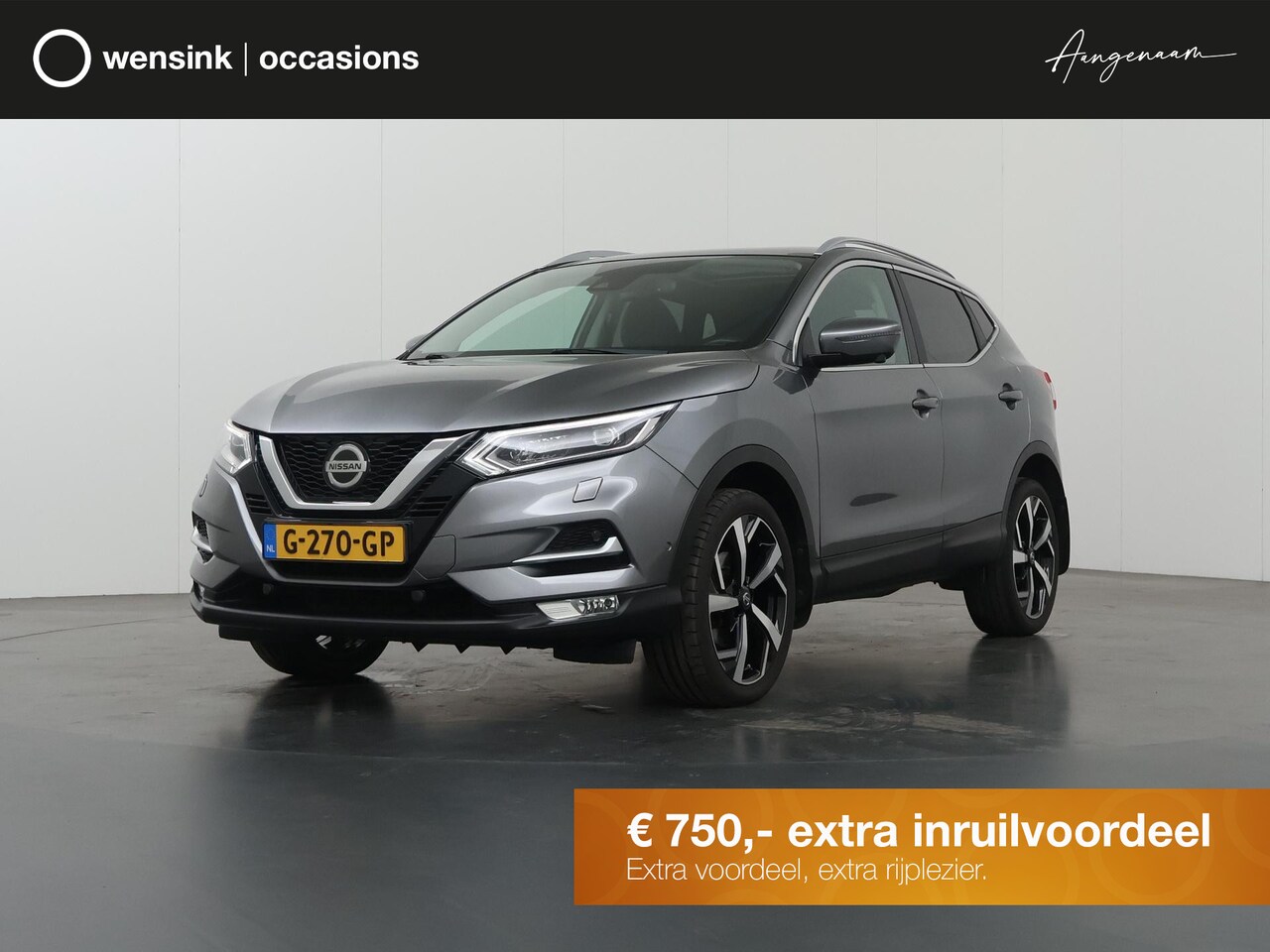 Nissan Qashqai - 1.3 DIG-T Tekna | 360° Camera | Navigatie | Stoelverwarming | Panoramadak | Rijhulp-Systee - AutoWereld.nl