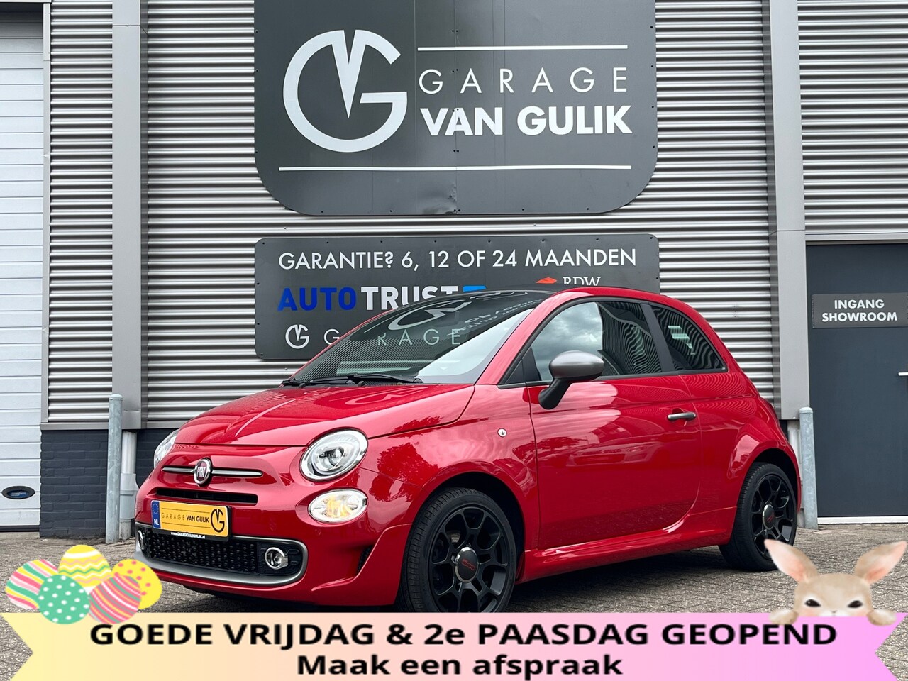 Fiat 500 C - 1.2 Cabriolet,Airco,Cruise,Lmv,ElektrRamen,Stuurbed,Usb,CitySteering,Bluetooth,Parkeersens - AutoWereld.nl