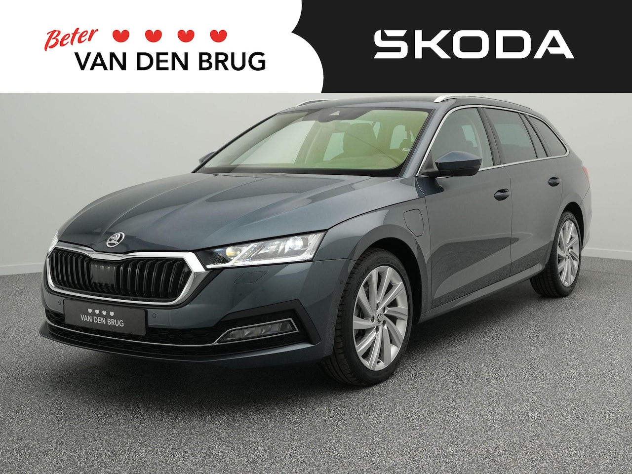Skoda Octavia Combi - 1.4 TSI 204pk iV PHEV Style | Head-up display | Elektrisch verstelbare voorstoelen | Achte - AutoWereld.nl