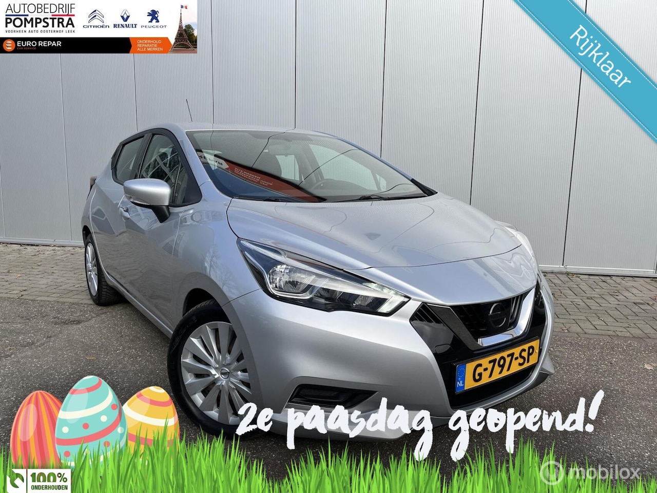 Nissan Micra - 1.0 IG-T Acenta 101 PK/AIRCO/BLUETOOTH - AutoWereld.nl