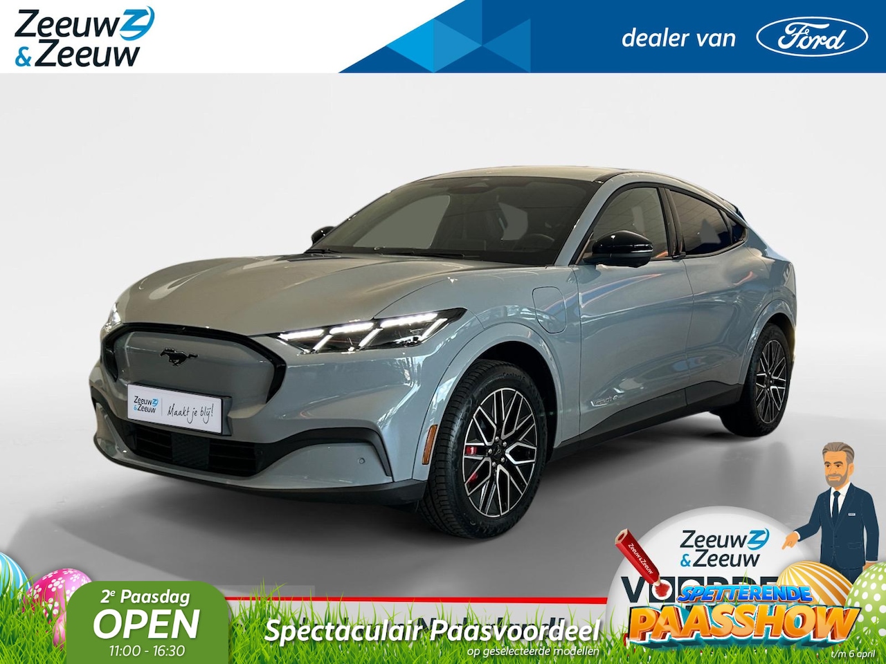 Ford Mustang Mach-E - Extended Premium RWD 88 kWh | Verwachte Levertijd 3 Weken | Prijs Inclusief €2.000,- Ford - AutoWereld.nl