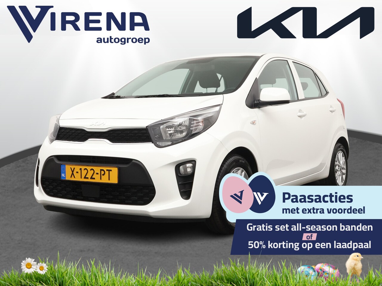 Kia Picanto - 1.0 DPi DynamicLine - Airco - Android/Apple Carplay - Cruise Control - Lichtmetalen Velgen - AutoWereld.nl