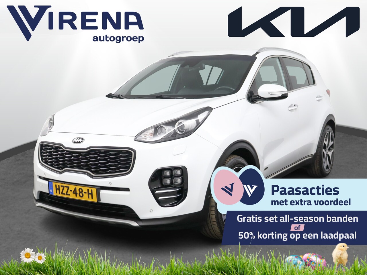 Kia Sportage - 1.6 T-GDI 4WD GT-PlusLine - Automaat - Airco -  Cruise Control - Climate Control - Dodehoe - AutoWereld.nl