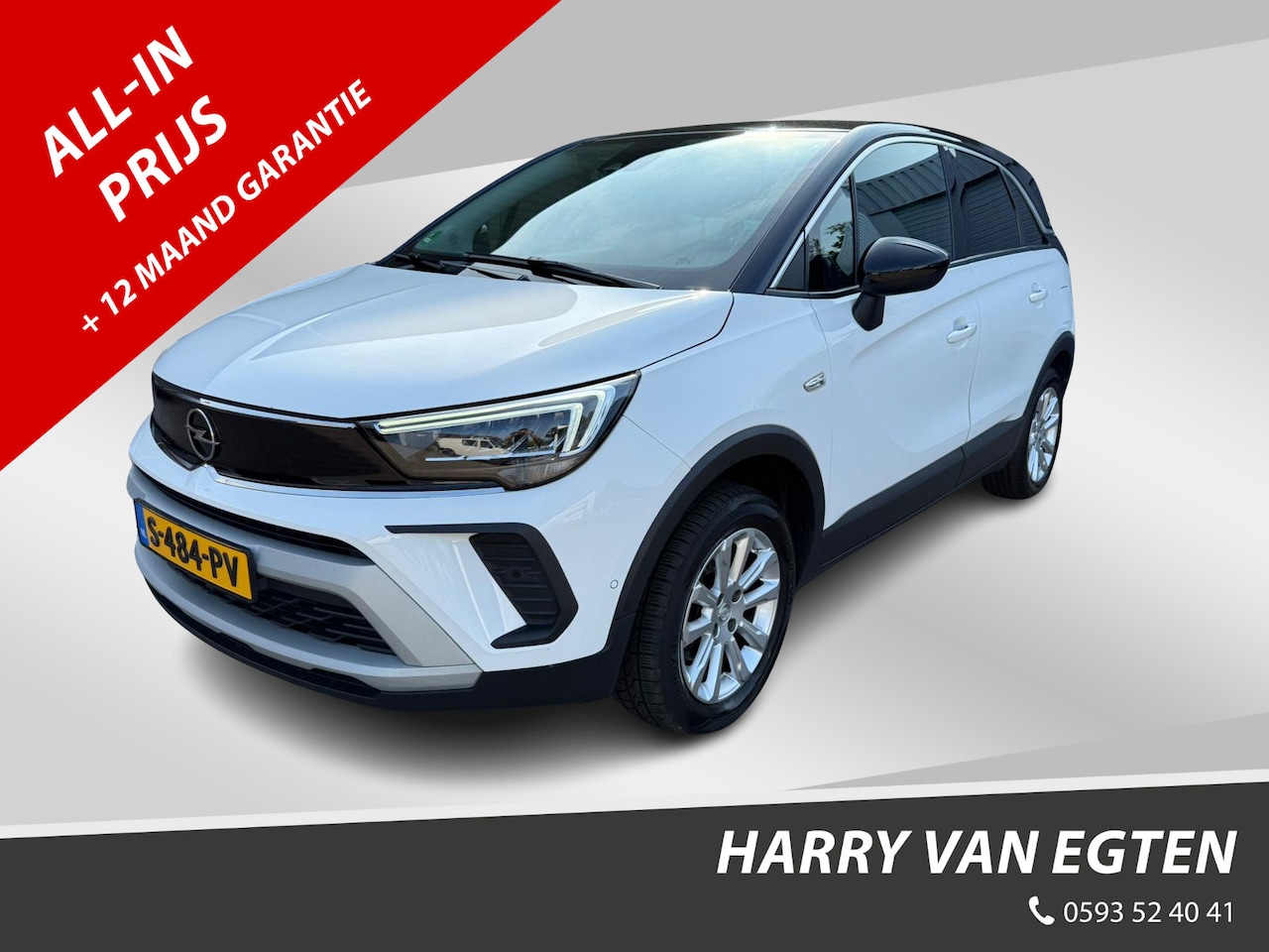 Opel Crossland - 1.2 Turbo Elegance 130pk Automaat | Navi | 360 Camera | Climate | Cruise | - AutoWereld.nl