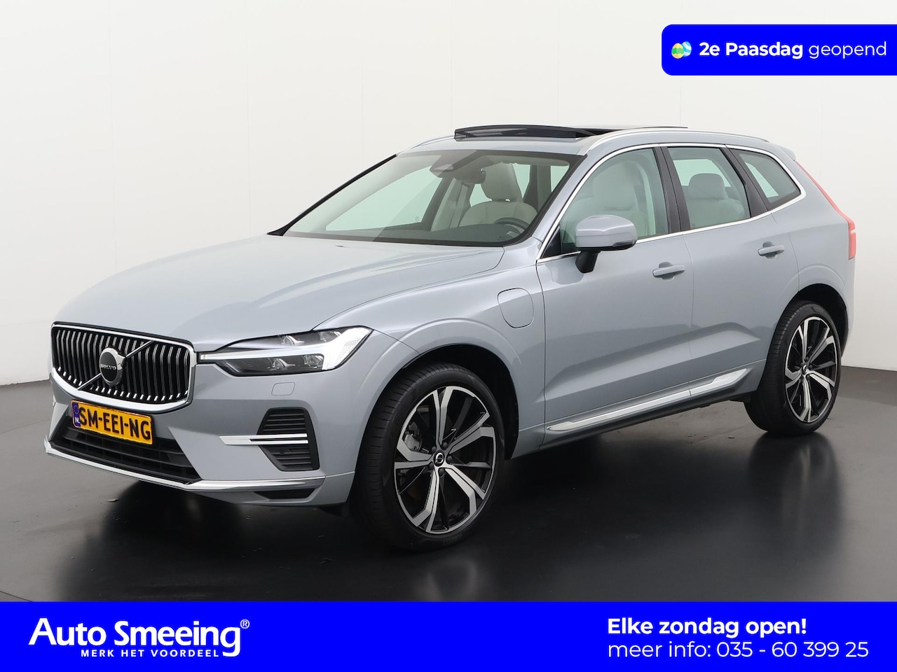 Volvo XC60 - 2.0 T8 Long Range AWD Plus Bright | Leder | 21" Diamond Cut | Winter pakket | Zondag Open! - AutoWereld.nl