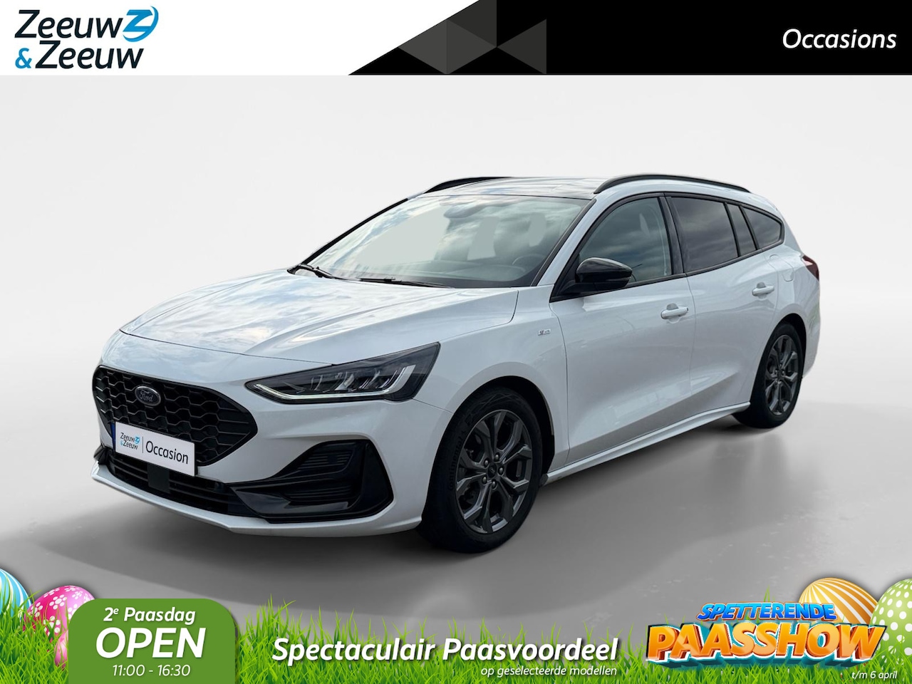 Ford Focus Wagon - 1.0 EcoBoost Hybrid ST Line | Prijs incl. onderhoudsbeurt | 17" Lichtmetalen velgen | Wint - AutoWereld.nl