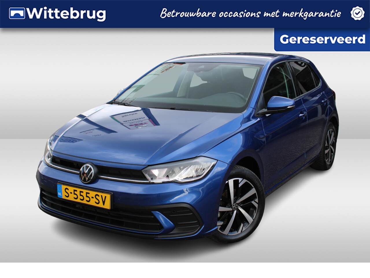 Volkswagen Polo - 1.0 TSI 95pk Life / Navigatie / App-Connect / Parkeersensoren Voor & Achter / Donker glas - AutoWereld.nl