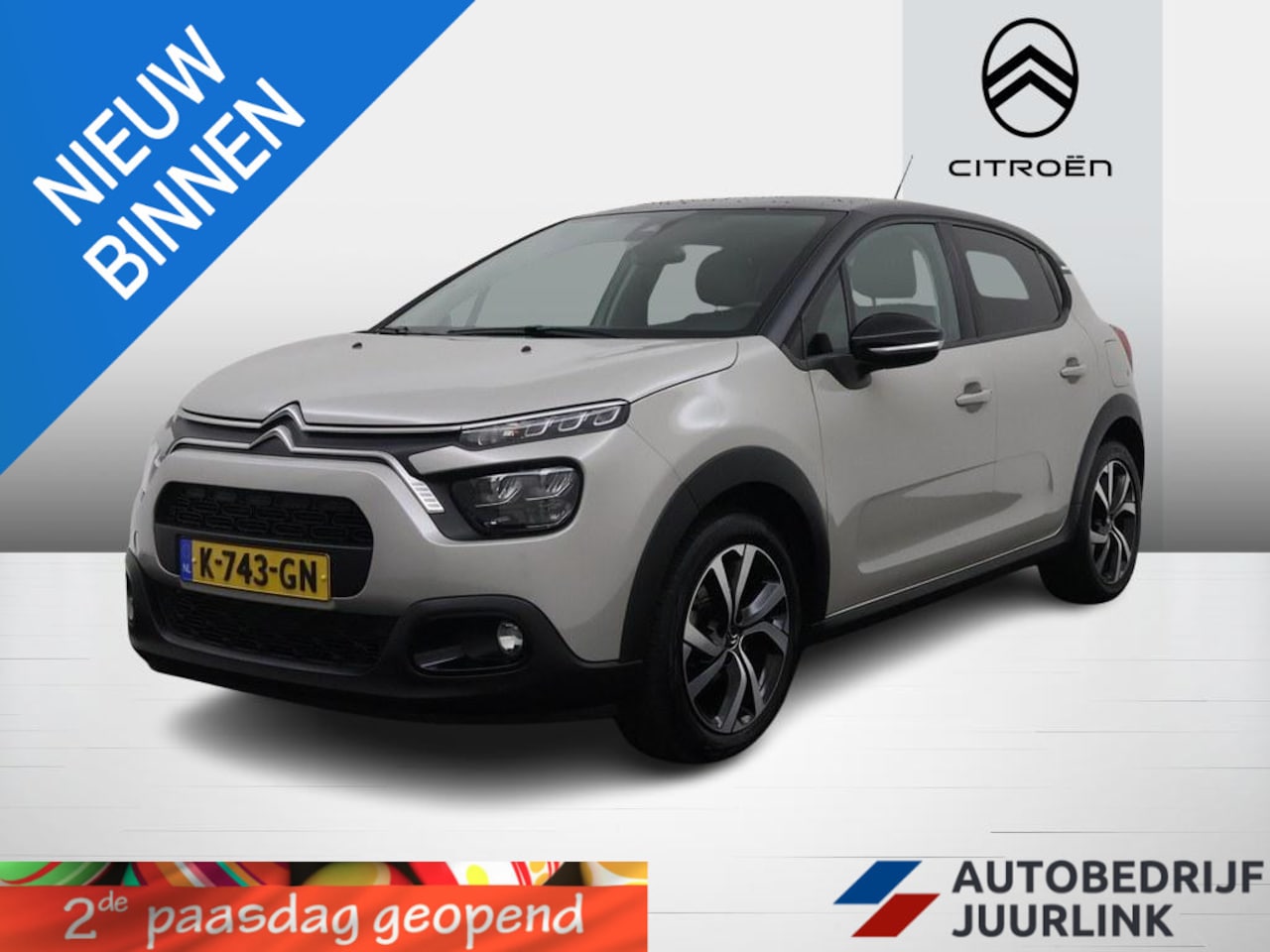 Citroën C3 - 1.2T 110pk Shine Camera/Nav/H.Leder/CarPlay/Led - AutoWereld.nl