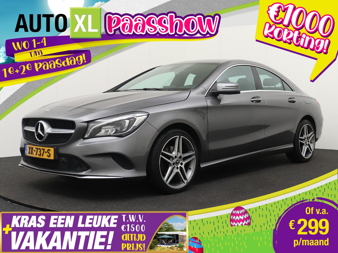 Mercedes-Benz CLA-Klasse - 180 123 PK AMG+ Leder Carplay Camera Stoelverwarming - AutoWereld.nl
