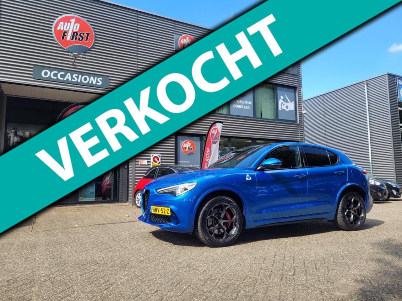 Alfa Romeo Stelvio - 2.9 V6 Quadrifoglio| Panoramadak| Harman Kardon| Elektrische stoelen| Alcantara stuurwiel| - AutoWereld.nl