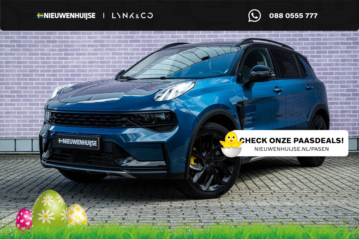 Lynk & Co 01 - Plug-in Hybrid 1.5 Black Pack | Lederen bekleding | Panoramadak | Achteruitrijcamera | Sto - AutoWereld.nl
