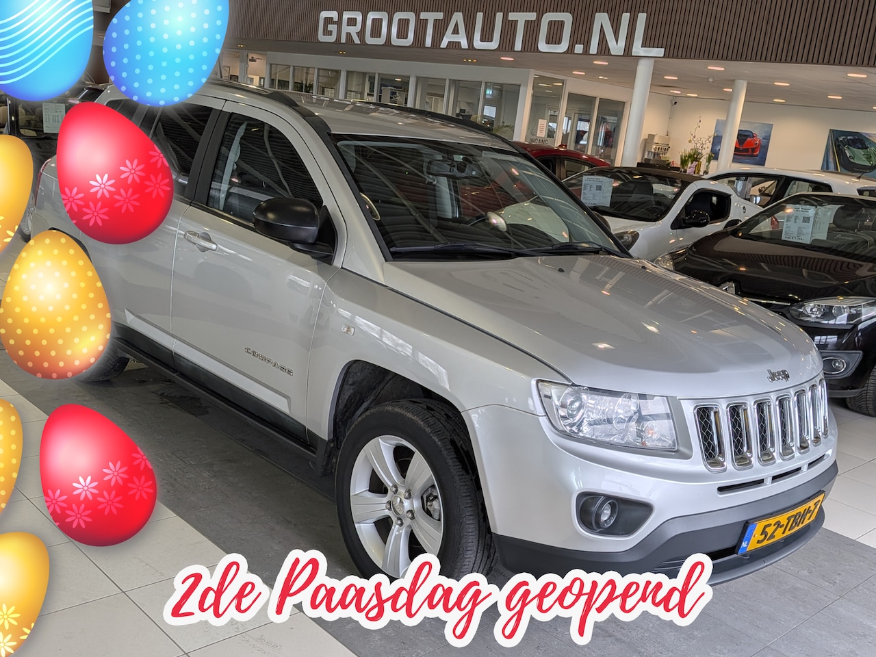 Jeep Compass - 2.0 Sport Airco, Cruise Control, Trekhaak, Stuurbekrachtiging - AutoWereld.nl