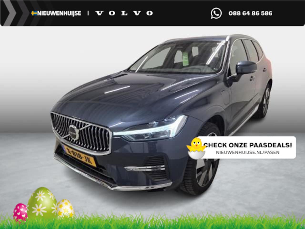 Volvo XC60 - 2.0 T6 Plug-in hybrid AWD Plus Bright | Long Range | Trekhaak | Adaptieve Cruise Control | - AutoWereld.nl