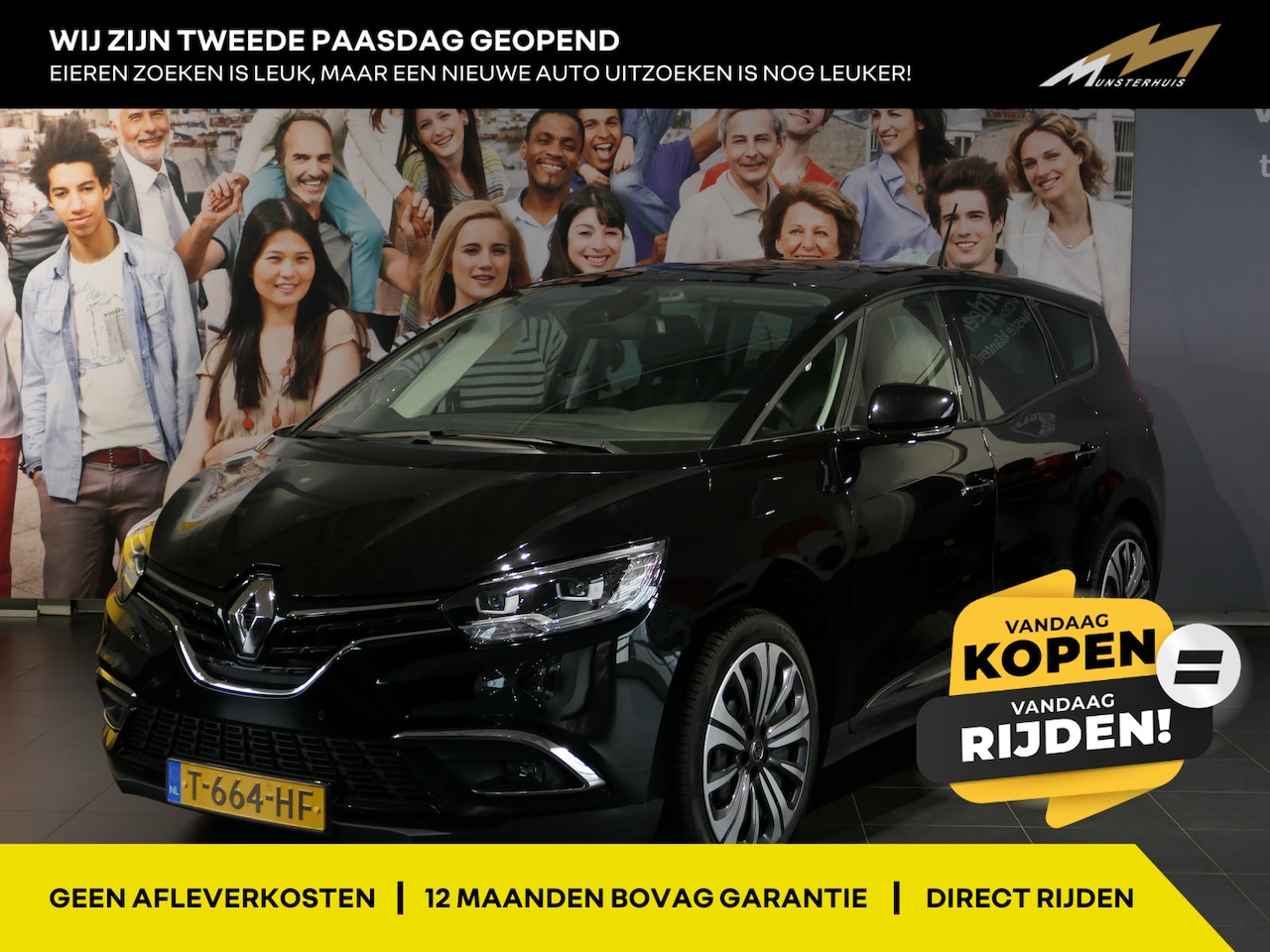 Renault Grand Scénic - 1.3 TCe Equilibre 7p. - Occasion Lease vanaf €544 p/m - *AUTOMAAT* - Trekhaak - camera - a - AutoWereld.nl