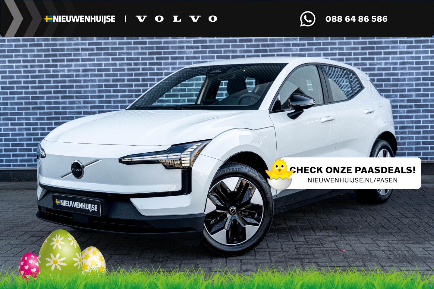 Volvo EX30 - Single Motor 51 kWh Core | Google | Stoel-/Stuurverwarming | Warmtepomp | DAB | Park Assis - AutoWereld.nl