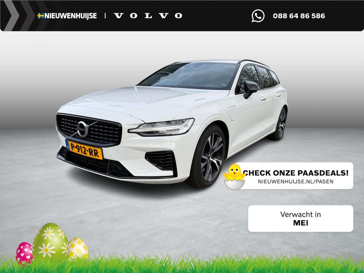 Volvo V60 - Plug-in Hybrid T6 AWD Plus Dark | Long Range | Adaptive cruise control | Harman Kardon aud - AutoWereld.nl