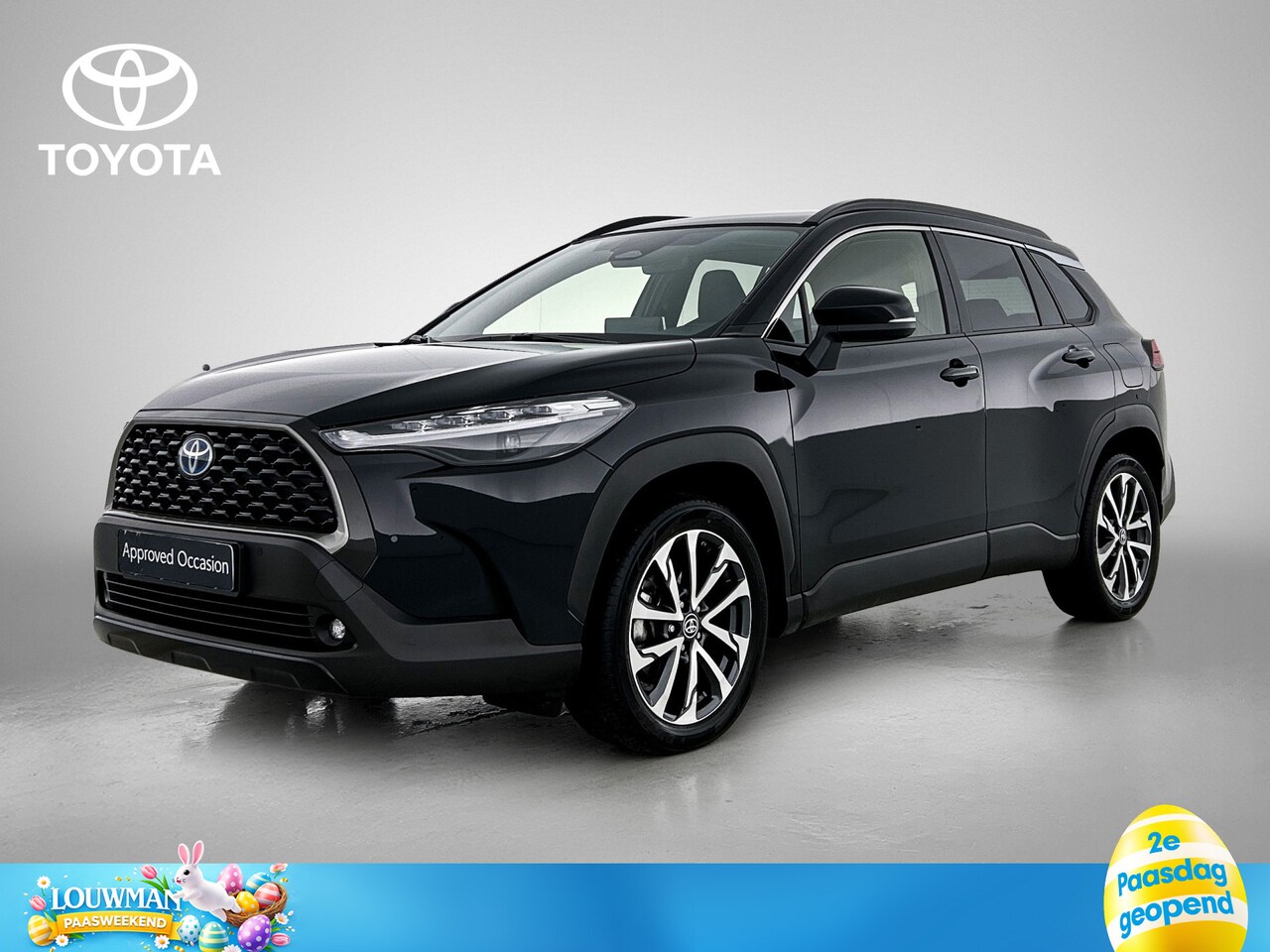 Toyota Corolla Cross - 2.0 High Power Hybrid First Edition | Glazen daken | dealeronderhouden | Toyota-paasweeken - AutoWereld.nl