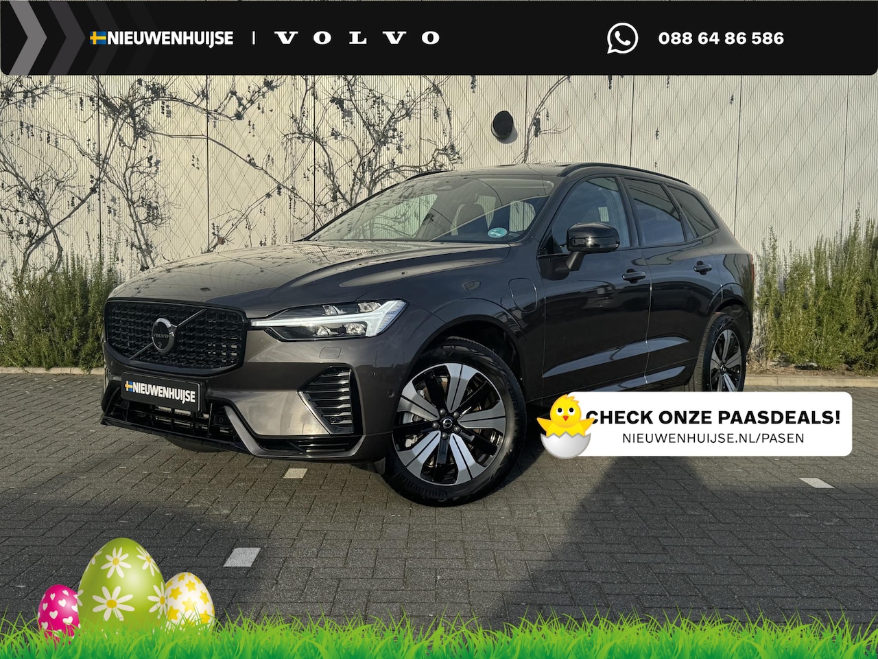 Volvo XC60 - T6 Plug-in hybrid AWD Plus Dark | Adaptieve Cruise Control | BLIS Dodehoek Detectie | Trek - AutoWereld.nl
