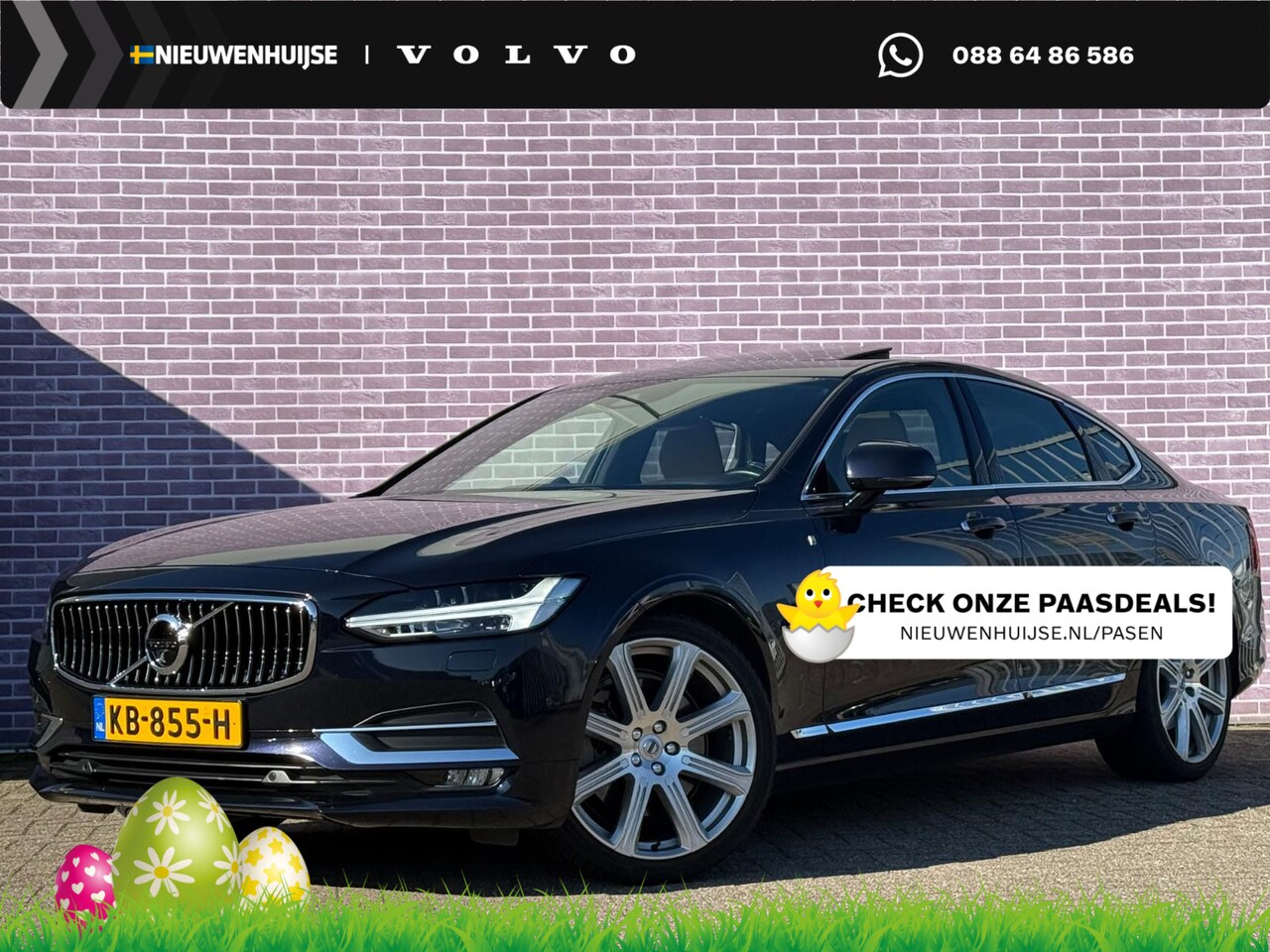 Volvo S90 - 2.0 T6 AWD Inscription | Polestar optimalisatie | 360° Camera | Schuif/Kantel dak | Bowers - AutoWereld.nl