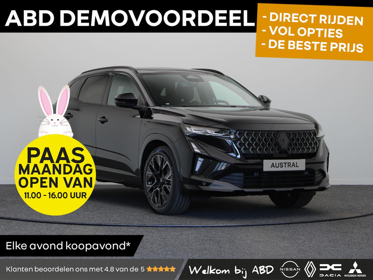 Renault Austral - E-Tech full hybrid 200pk esprit Alpine | Vijf jaar garantie | 360 graden camera | Parkeers - AutoWereld.nl