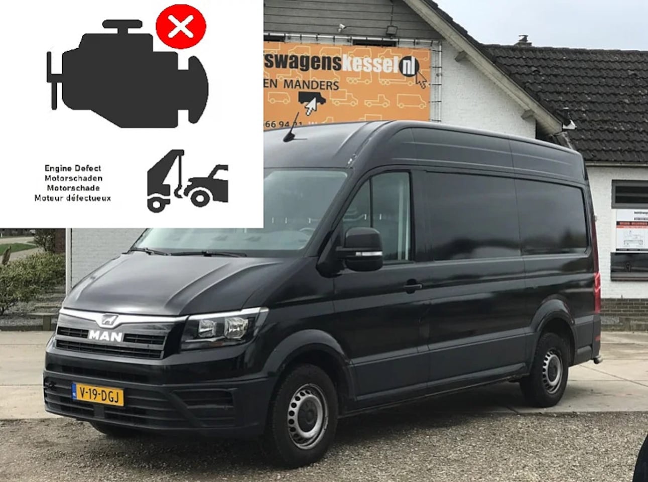MAN TGE - 2.0 TDi 103 kW Koelwagen Motorschade - AutoWereld.nl