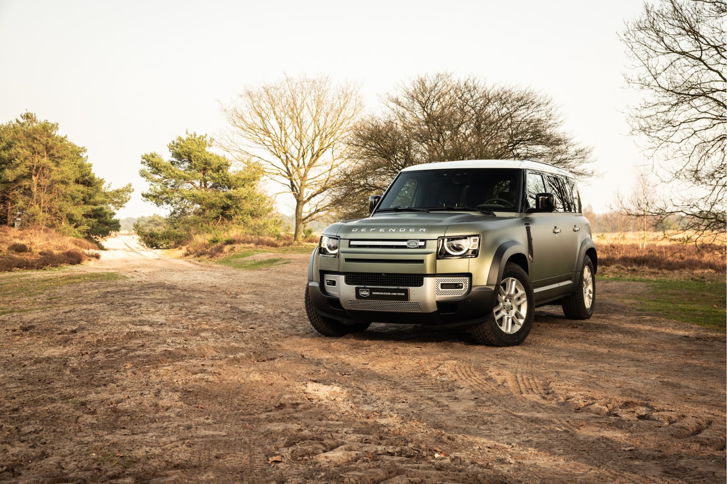 Land Rover Defender 110 - 2.0 P300e Garantie t/m 2030 Unieke kleuren combinatie - AutoWereld.nl