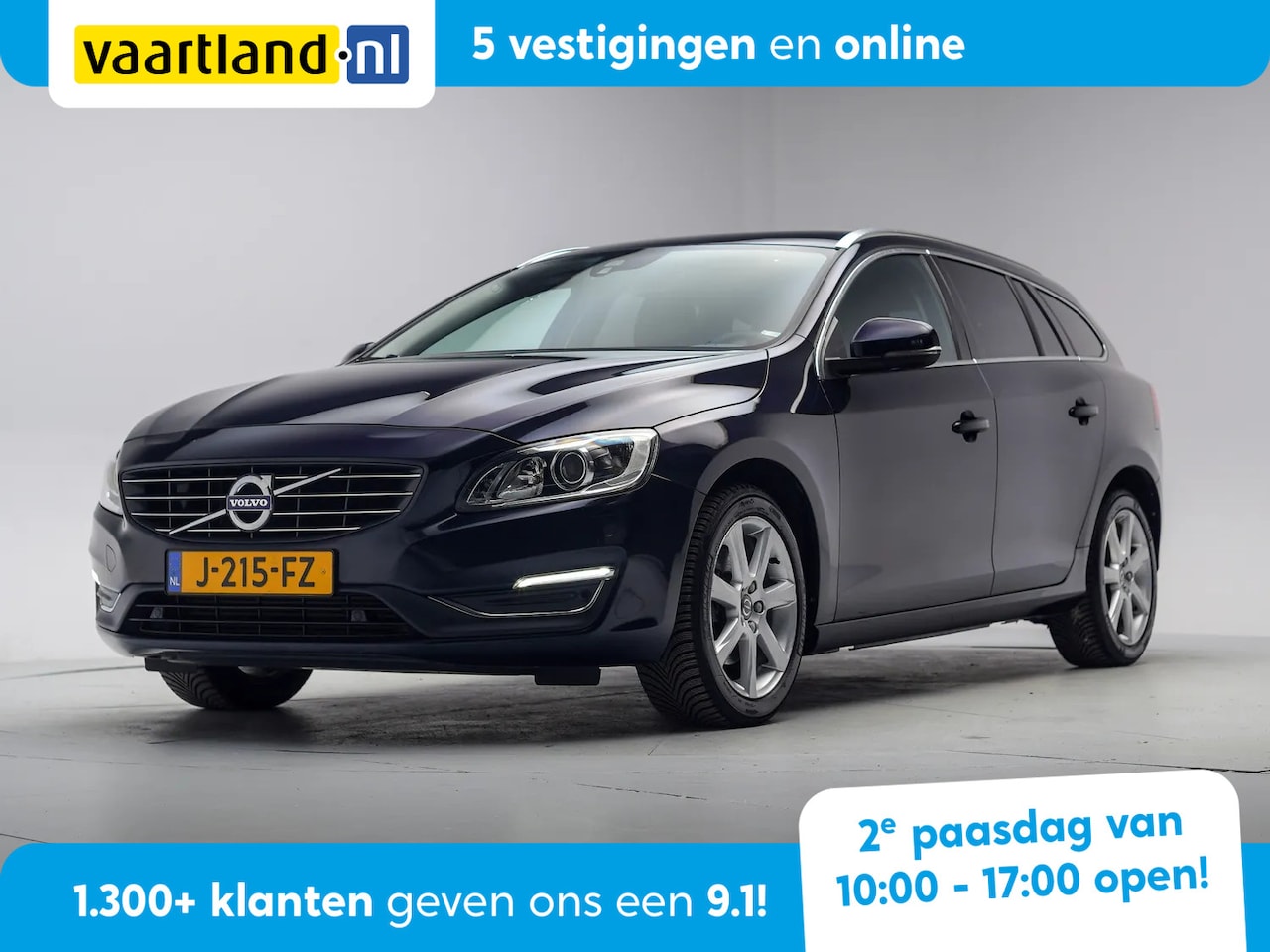 Volvo V60 - 2.0 T3 Summum [ Xenon Leder Navi Stoelverwarming ] - AutoWereld.nl