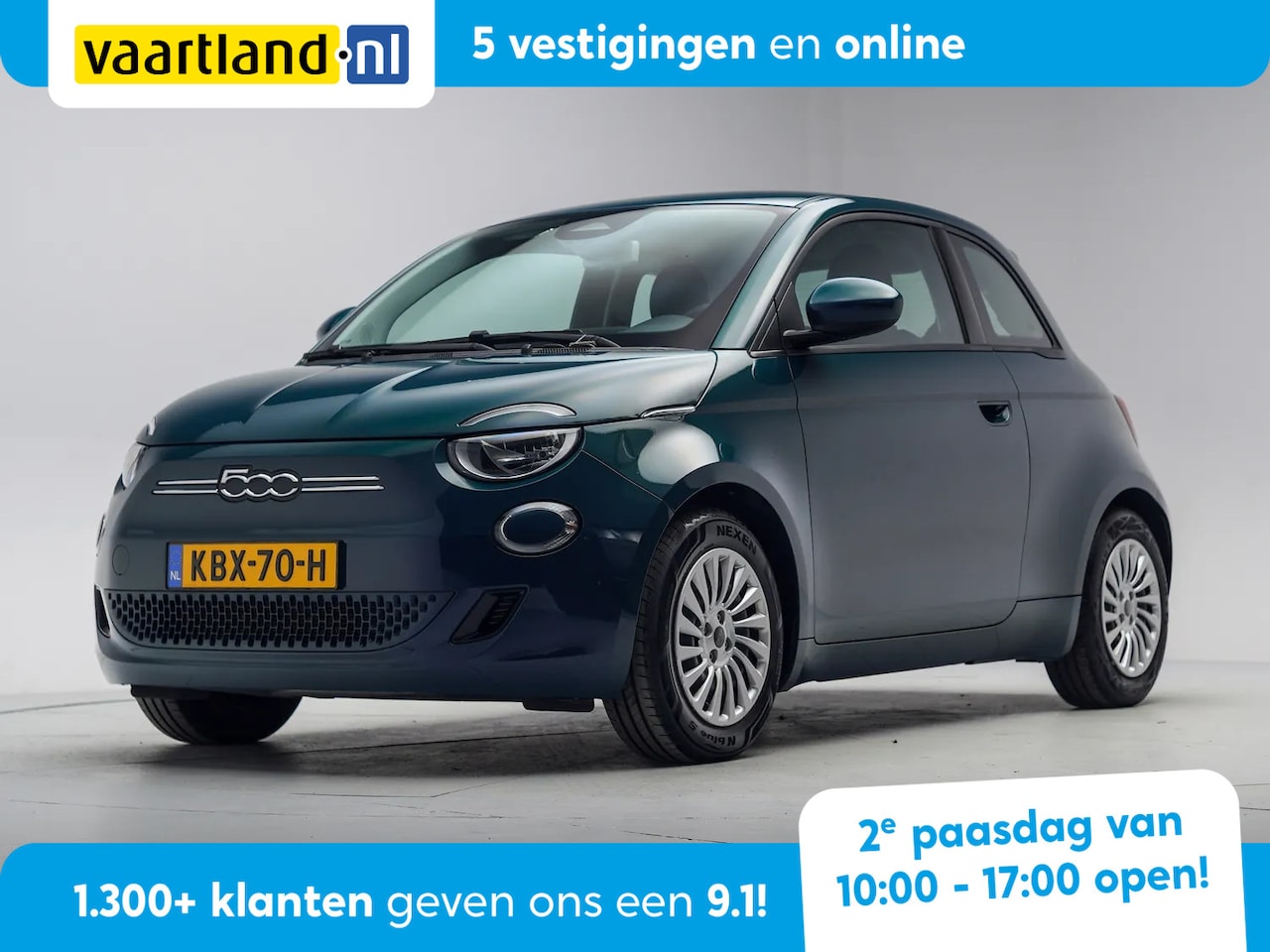 Fiat 500 - Action Plus 24 kWh [ Navigatie Stoelverwarming Airco Cruise Led ] - AutoWereld.nl