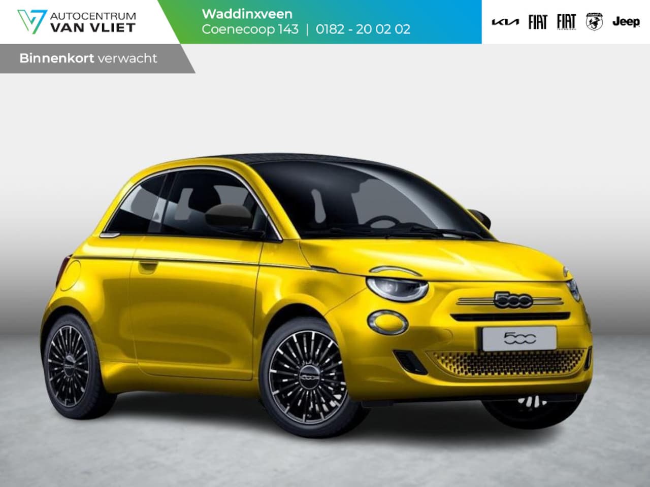 Fiat 500 C - Hybrid La Prima Cabrio | Clima | LED | PDC | JBL Premium Audio | 17" | Camera | BSM | Cann - AutoWereld.nl